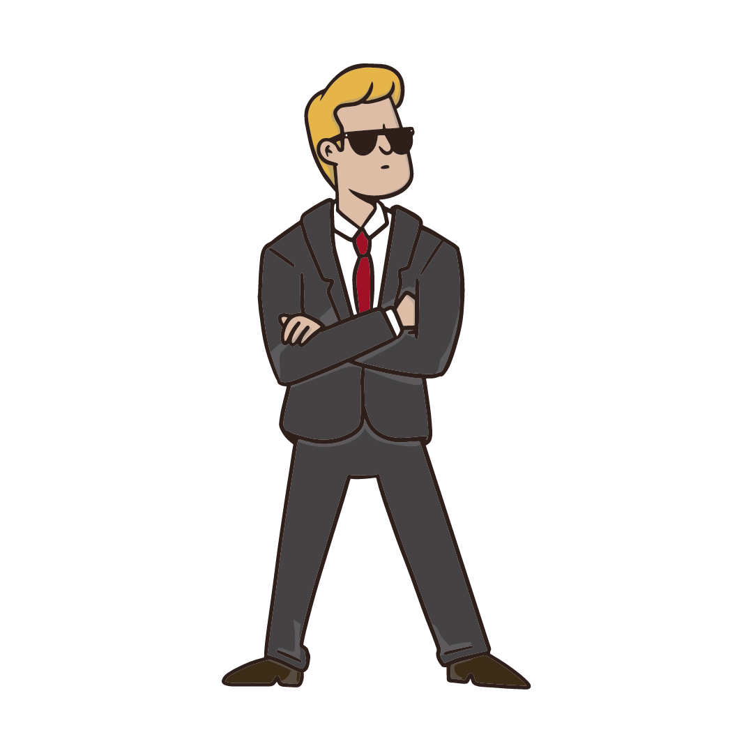 Illustration of a Spy with High Security Locks, representing the adventurous and secure benefits of high security locks for home or office